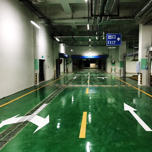 2017年哈尔滨民主家园地下停车场施