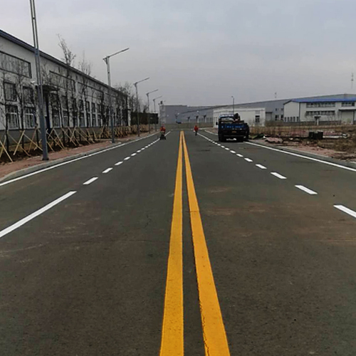2018年哈尔滨市轴承厂院区标线施划